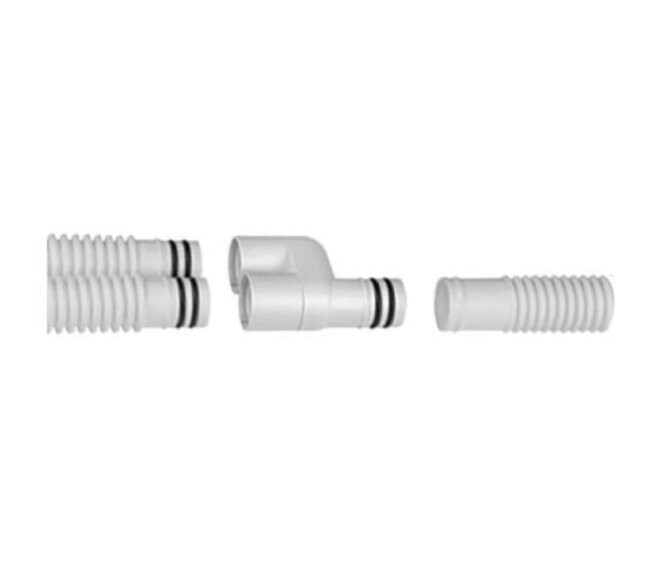 LIGHT - RACCORDO A TRE VIE LATERALE F Ø 20 - M Ø 20 MM PER TUBO SCARICO CONDENSA 604