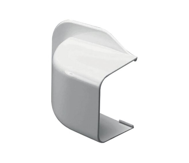 NICCONS - CURVA A MURO TERMINALE PER CANALINA CONDIZIONAMENTO 125 X 75 MM. 9803-116-08
