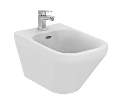 IDEAL STANDARD - TONIC II BIDET SOSPESO FINEFIRECLAY BIANCO COPRIPILETTA IN CERAMICA K523601
