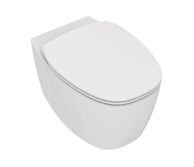IDEAL STANDARD - DEA VASO SOSPESO AQUABLADE CON SEDILE SLIM BIANCO T348701
