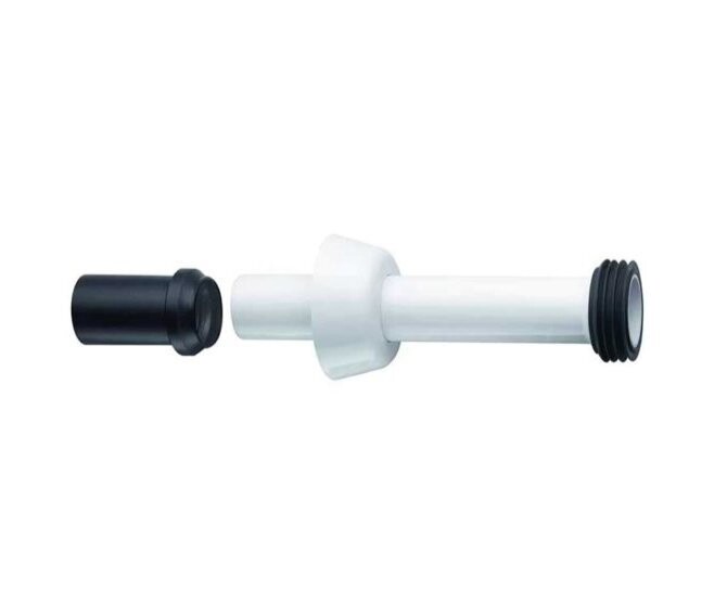 VALSIR - CANOTTO DI ALLACCIAMENTO ∅ 40/45 BIANCO PER CASSETTA WC TROPEA VS0803511