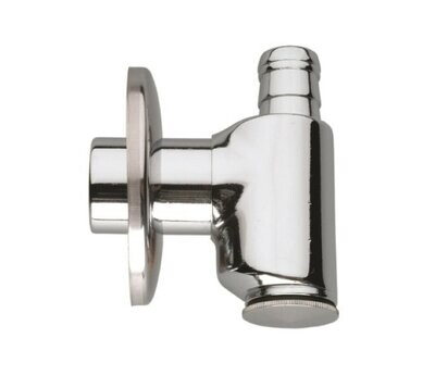 LUXOR - SIFONE CROMATO PER SCARICO LAVATRICE/LAVASTOVIGLIE PER ESTERNO Ø 32X40 MM.