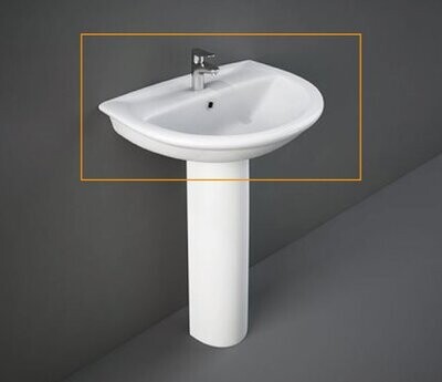 RAK CERAMICS - KARLA LAVABO 55 CM. BIANCO KAWB00002