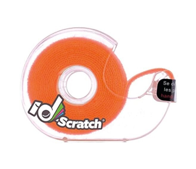 ​3P DESIGN - ID-SCRATCH NASTRO ADESIVO PRE-TAGLIATO ARANCIONE FLUO IN BOBINA DA 2,5 M IDS-FO-BOX-2