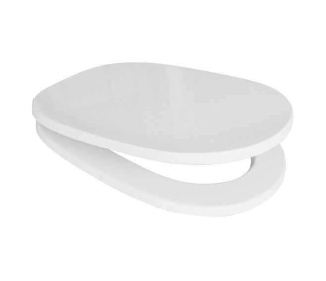 LIGHT - SEDILE WC NON ORIGINALE IN LEGNO RIVESTITO IDEAL STANDARD LINDA / FIORILE BIANCO EUROPA