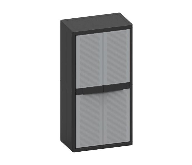 TERRY - JUMBO CAB 2900 QBLACK ARMADIO DA ESTERNO/INTERNO A DUE ANTE CON 3 RIPIANI