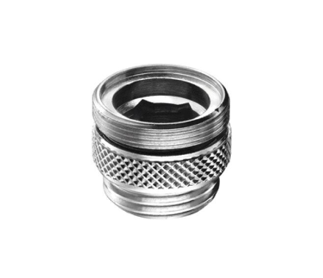 PIANA - RIDUZIONE MASCHIO GAS / M 24 X 1 IN OTTONE CROMATO 0681 M
