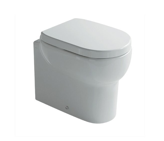 GALASSIA - M2 VASO WC CM. 55 A TERRA IN CERAMICA CON SCARICO UNIVERSALE S/P BIANCO 5247