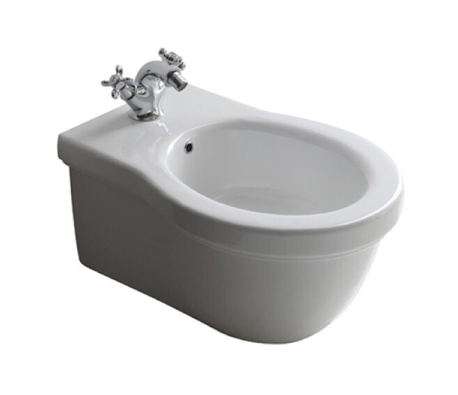 GALASSIA - ETHOS BIDET SOSPESO MONOFORO 38X55 CM. IN CERAMICA BIANCO 8440M