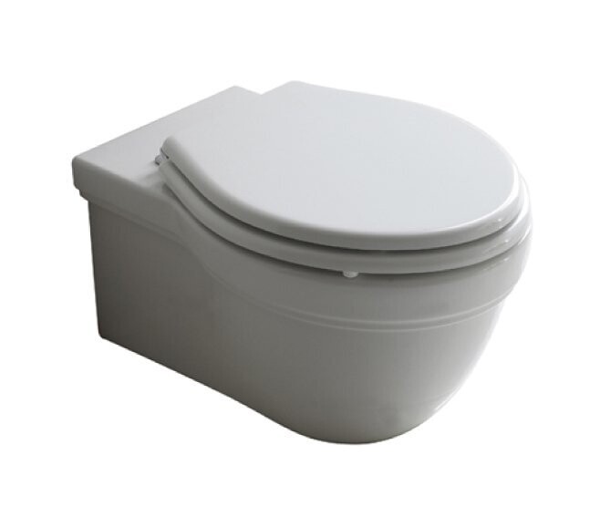 GALASSIA - ETHOS VASO WC SOSPESO 38X55 CM. IN CERAMICA BIANCO 8439