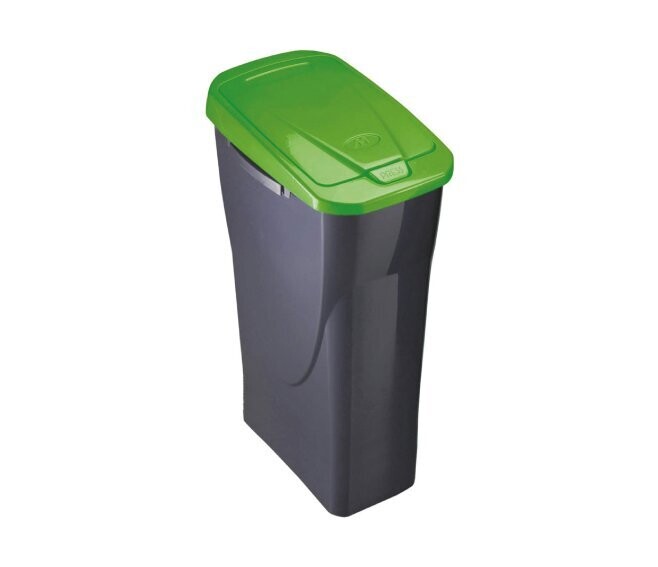 M HOME - ECOBIN 15 L PATTUMIERA RACCOLTA DIFFERENZIATA 22,4X31X42 CM. COLORE GRIGIO/VERDE