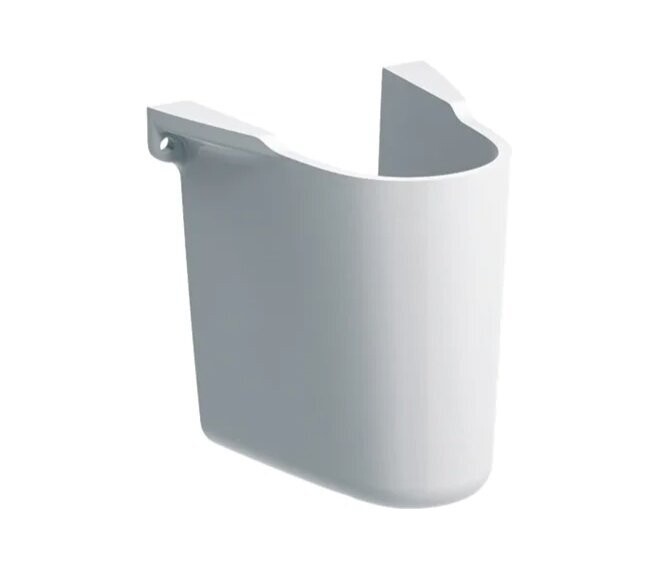 GEBERIT - SELNOVA SEMICOLONNA PER LAVABO IN VETROCHINA BIANCO 500.329.01.7