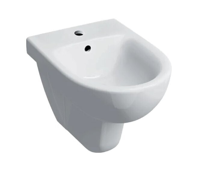 GEBERIT - SELNOVA BIDET MONOFORO SOSPESO IN VETROCHINA BIANCO 500.264.01.7