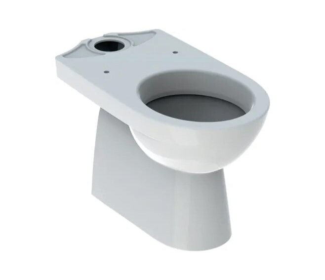 GEBERIT - SELNOVA VASO WC A PAVIMENTO PER CASSETTA DI RISCIACQUO MONOBLOCCO SCARICO VERTICALE BIANCO 500.151.01.7