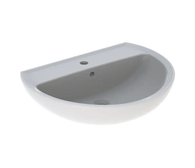 GEBERIT - COLIBRÌ LAVABO 65 CM. MONOFORO IN VETROCHINA BIANCO 500.900.00.1