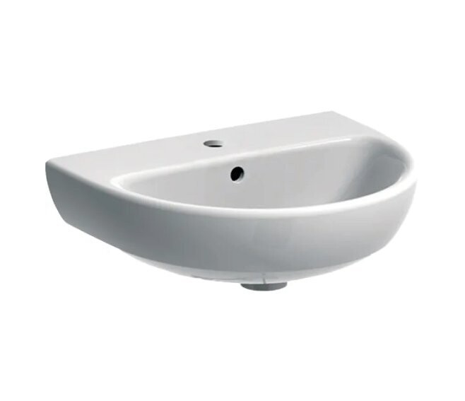 GEBERIT - SELNOVA LAVAMANI 50 CM. MONOFORO IN VETROCHINA BIANCO 500.295.01.7