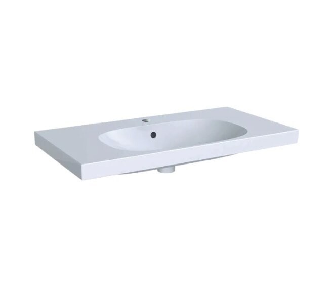 GEBERIT - ACANTO LAVABO SOSPESO 90 CM. CON SUPERFICIE DI APPOGGIO BIANCO 500.623.01.2