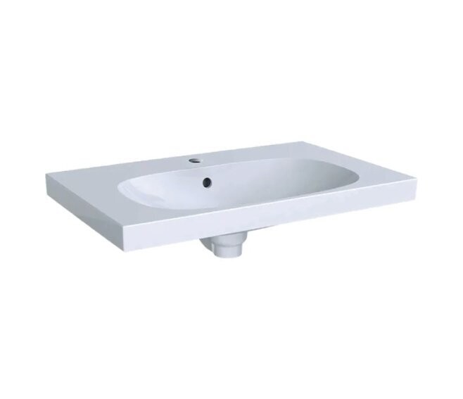 GEBERIT - ACANTO LAVABO SOSPESO 75 CM. CON SUPERFICIE DI APPOGGIO BIANCO 500.622.01.2