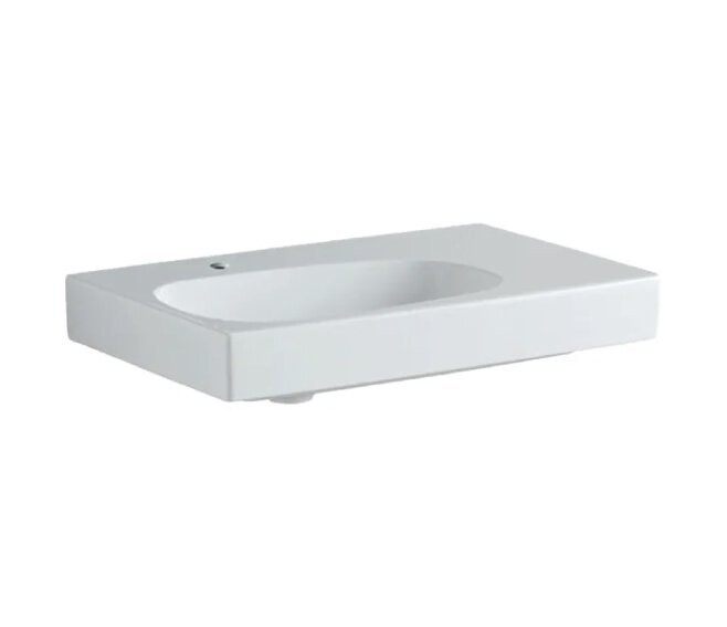 GEBERIT - CITTERIO LAVABO ASIMMETRICO 75 CM. CON SUPERFICIE DI APPOGGIO A DESTRA 500.545.01.1