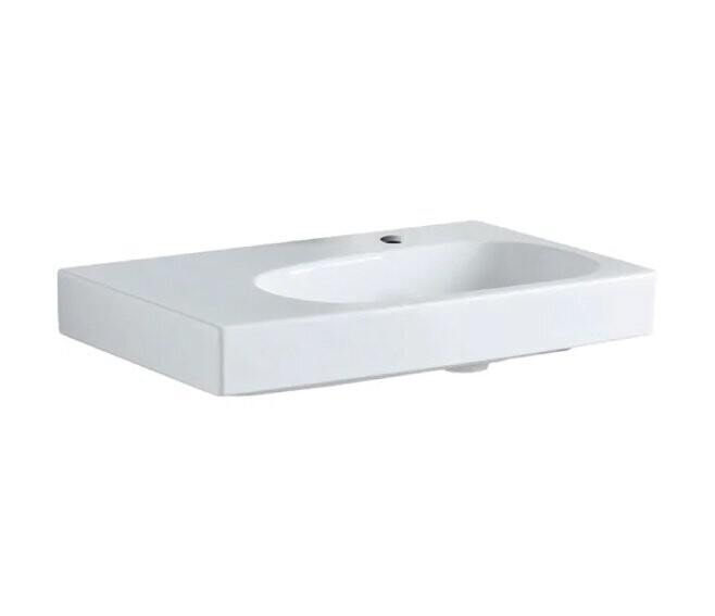GEBERIT - CITTERIO LAVABO ASIMMETRICO 75 CM. CON SUPERFICIE DI APPOGGIO A SINISTRA 500.546.01.1