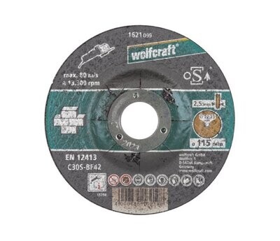 WOLFCRAFT - DISCO DA TAGLIO PER PIETRA Ø 115 MM. A CENTRO DEPRESSO 1621099