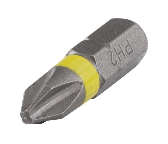 WOLFCRAFT - N.3 INSERTI SOLID A CROCE 25 MM. PER VITI CON IMPRONTA A CROCE PHILLIPS PH 2 1331000