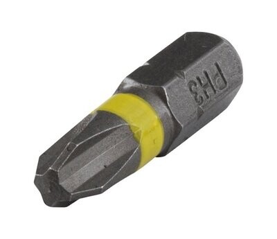 WOLFCRAFT - N.3 INSERTI SOLID A CROCE 25 MM. PER VITI CON IMPRONTA A CROCE PHILLIPS PH 3 1332000