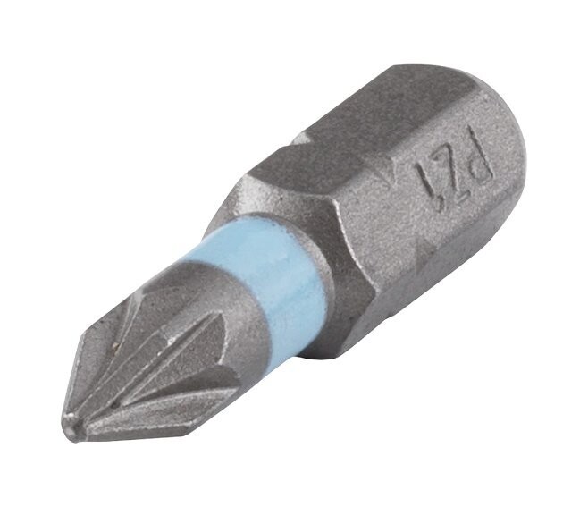 WOLFCRAFT - N.3 INSERTI SOLID A CROCE 25 MM. PER VITI CON IMPRONTA A CROCE POZIDRIV PZ 1 1333000