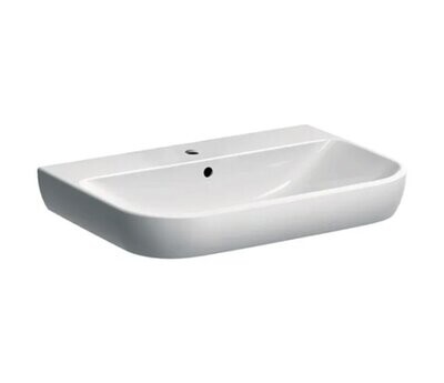 GEBERIT - SMYLE LAVABO MONOFORO 70 CM. IN VETROCHINA BIANCO 500.248.01.1