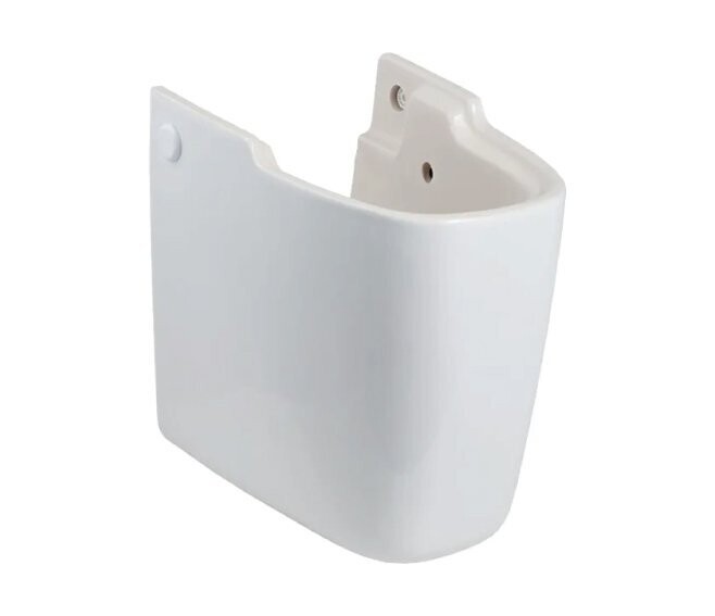 GEBERIT - SMYLE SEMICOLONNA PER LAVABO IN VETROCHINA BIANCO 500.576.01.1
