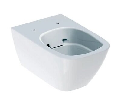 GEBERIT - SMYLE SQUARE VASO SOSPESO RIMFREE A CACCIATA CON FISSAGGIO NASCOSTO BIANCO 500.208.01.1