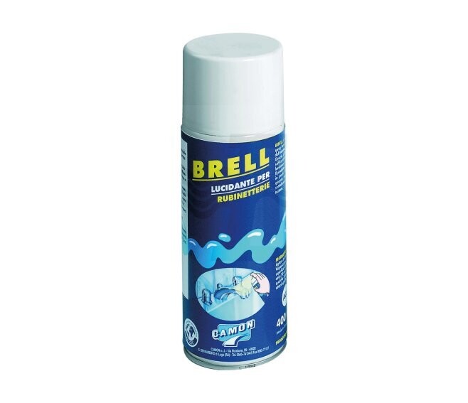 CAMON - BRELL LUCIDANTE SPRAY PER RUBINETTI E MANIGLIE AD AZIONE PROTETTIVA 400 ML. 400920