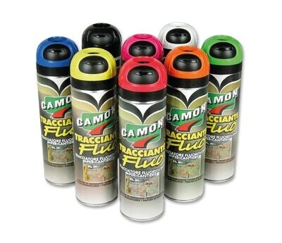 CAMON - TRACCIANTE FLUO BLU VERNICE SPRAY FLUORESCENTE PER TRACCIATURA A TERRA 500 ML. 552222