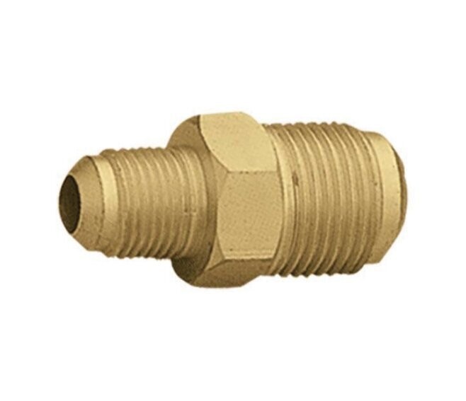 NICCONS - RACCORDO RIDOTTO M 1/2" X M 3/8" IN OTTONE PER CONDIZIONAMENTO A-810-001
