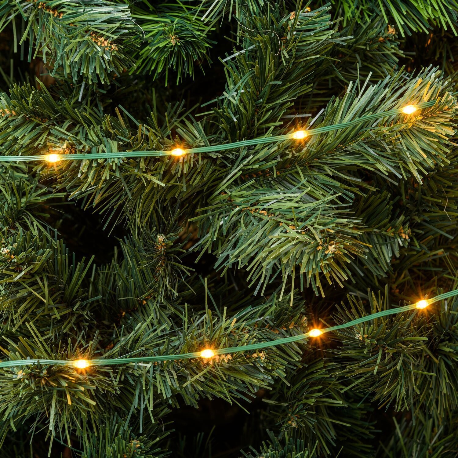 LOTTI - CATENA LINEARE 30 MT. 400 GOCCE LED Ø 4 MM. BIANCO CALDO FISSA + 7 GIOCHI DI LUCE 67448