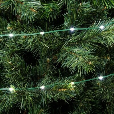 LOTTI - CATENA LINEARE 30 MT. 400 GOCCE LED Ø 4 MM. BIANCO FREDDO FISSA + 7 GIOCHI DI LUCE 67462