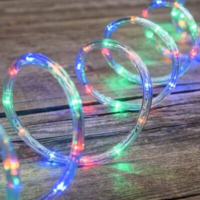 LOTTI - TUBO LUMINOSO 15 MT. DN. 10 MM. 360 LED MULTICOLORE LUCE FISSA + 7 GIOCHI 37113