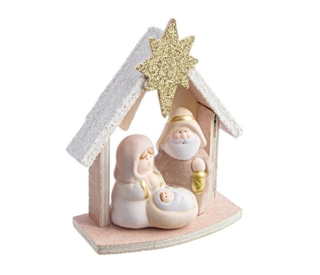 BIZZOTTO - NATIVITA' EMMAUS STELLA STATUINA DECORATIVA NATALIZIA 928482