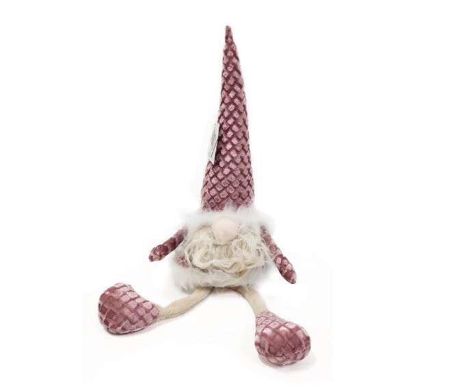 BIZZOTTO - BABBO RUFUS LEGS ROSA DECORAZIONE NATALIZIA 935342