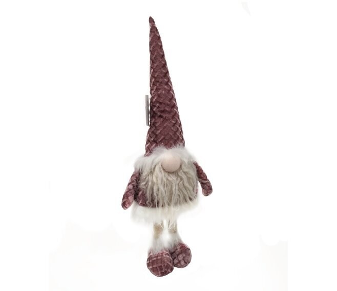 BIZZOTTO - BABBO RUFUS STAND ROSA H.45 CM. DECORAZIONE NATALIZIA 935343