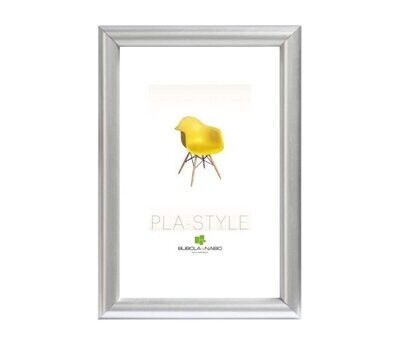 BUBOLA & NAIBO - CORNICE PLA-STYLE SERIE BASIC IN PLASTICA COLORE ARGENTO 30 X 40 CM. PLA01 AA 11