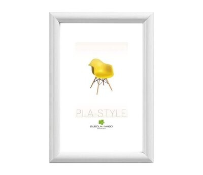 BUBOLA & NAIBO - CORNICE PLA-STYLE SERIE BASIC IN PLASTICA COLORE BIANCO CON PLXIGLASS 10 X 15 CM. PLA01 BI 03