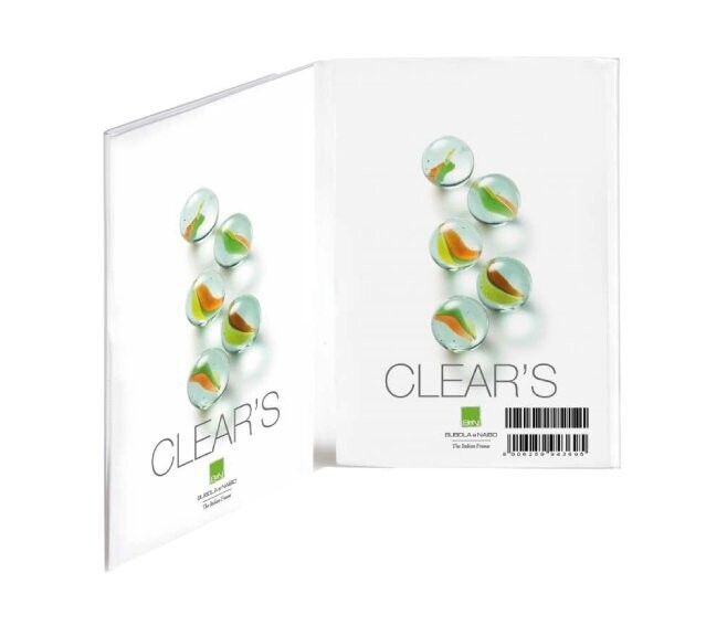 BUBOLA & NAIBO - CORNICE PORTAFOTO CLEAR’S SERIE PHOTOFRAMES IN PLASTICA 13 X 18 CM. DOPPIO VERTICALE PCLEAR02VT04