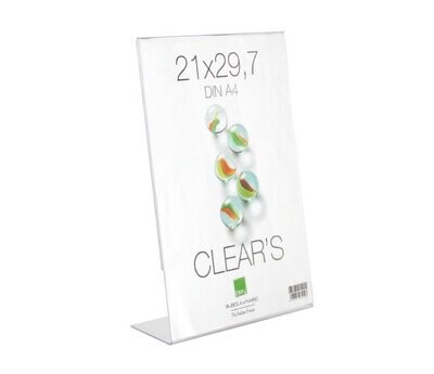 BUBOLA & NAIBO - CORNICE PORTAFOTO CLEAR’S SERIE PHOTOFRAMES IN PLASTICA FORMATO A4 21 X 29,7 CM. VERTICALE PCLEAR01VTMA4
