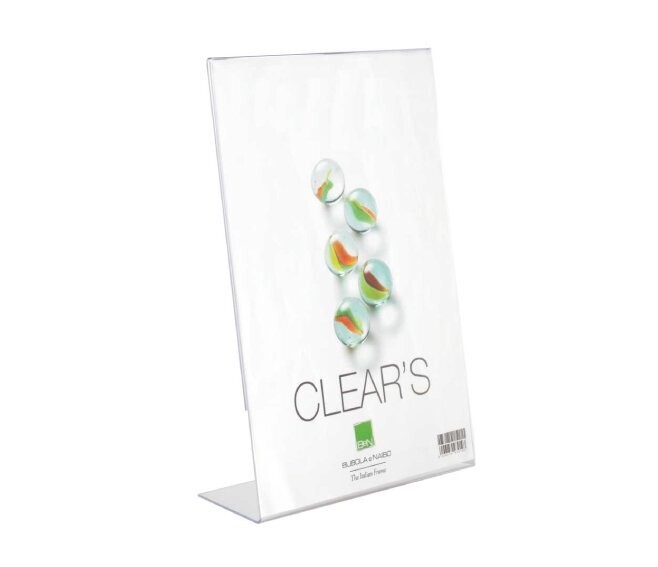BUBOLA & NAIBO - CORNICE PORTAFOTO CLEAR’S SERIE PHOTOFRAMES IN PLASTICA 10 X 15 CM. VERTICALE PCLEAR01VT03