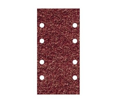 WOLFCRAFT - 10 STRISCE ABRASIVE IN VELCRO PER LEGNO E METALLO 93 X 185 MM. GRANA 40 GR. 1766000