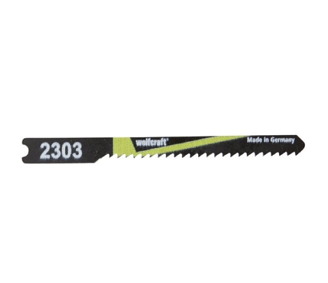 WOLFCRAFT - 2 LAME PER SEGHETTI ALTERNATIVI HCS TAGLIO CURVO 50 MM. ATTACCO A "U" 2303000