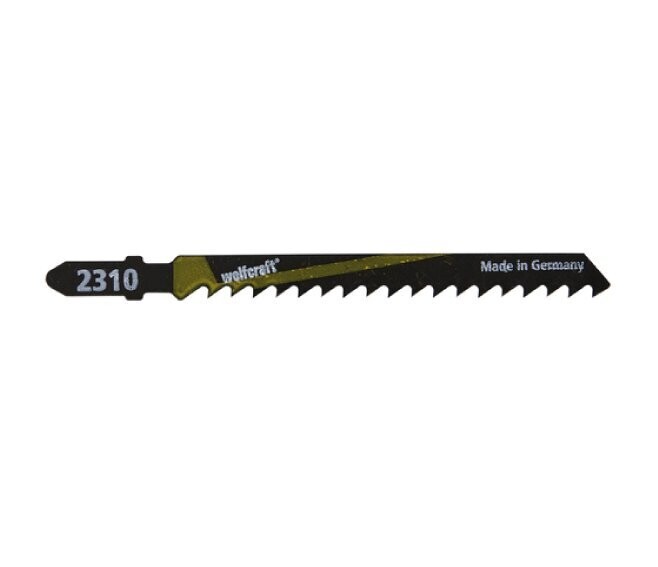 WOLFCRAFT - 2 LAME PER SEGHETTI ALTERNATIVI HCS TAGLIO RAPIDO 75 MM. ATTACCO A "T" 2310000