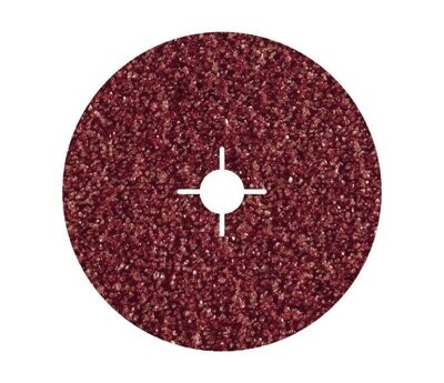 WOLFCRAFT - SET DI 5 DISCHI ABRASIVI DI FIBRA PER METALLO DN. 115 MM. GRANA 60 GR. 2462000