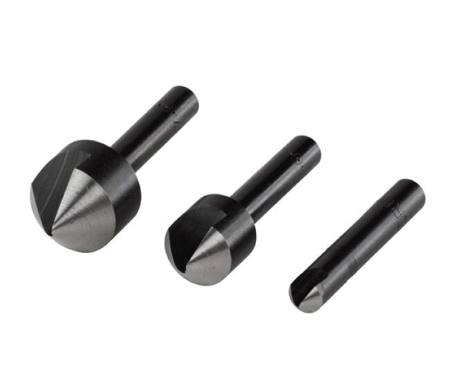 WOLFCRAFT - SET DI 3 SVASATORI WS CODOLO CILINDRICO DN. 6, 12, 16 MM. 2504000